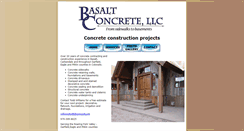 Desktop Screenshot of basaltconcrete.com